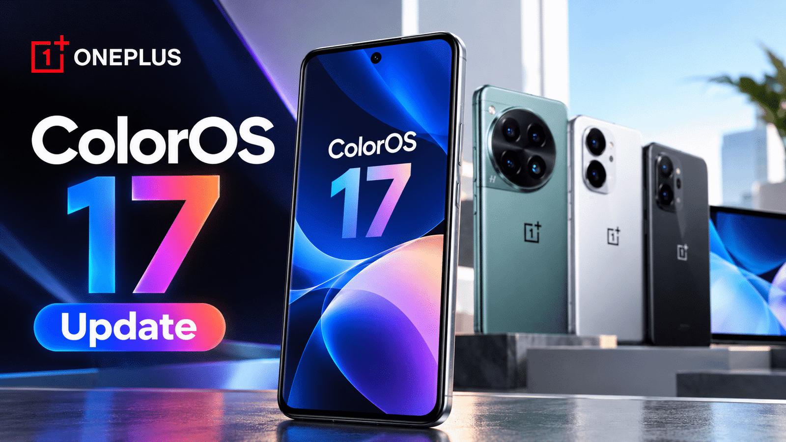 ColorOS 17 OnePlus update and eligible device rollout dates